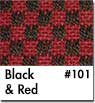 #101 Black and Red Chequers